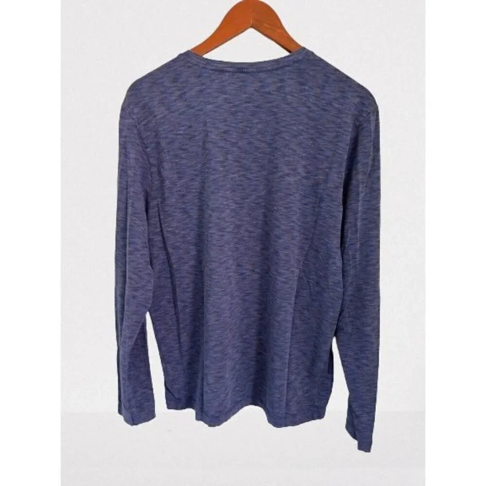 RHONE Athletic Henley Purple Jersey Long Sleeve Size XLarge